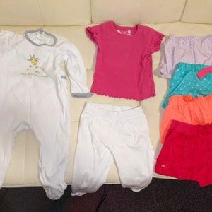 12 M bundle (PJ + pants + shirt + 4 pairs of short